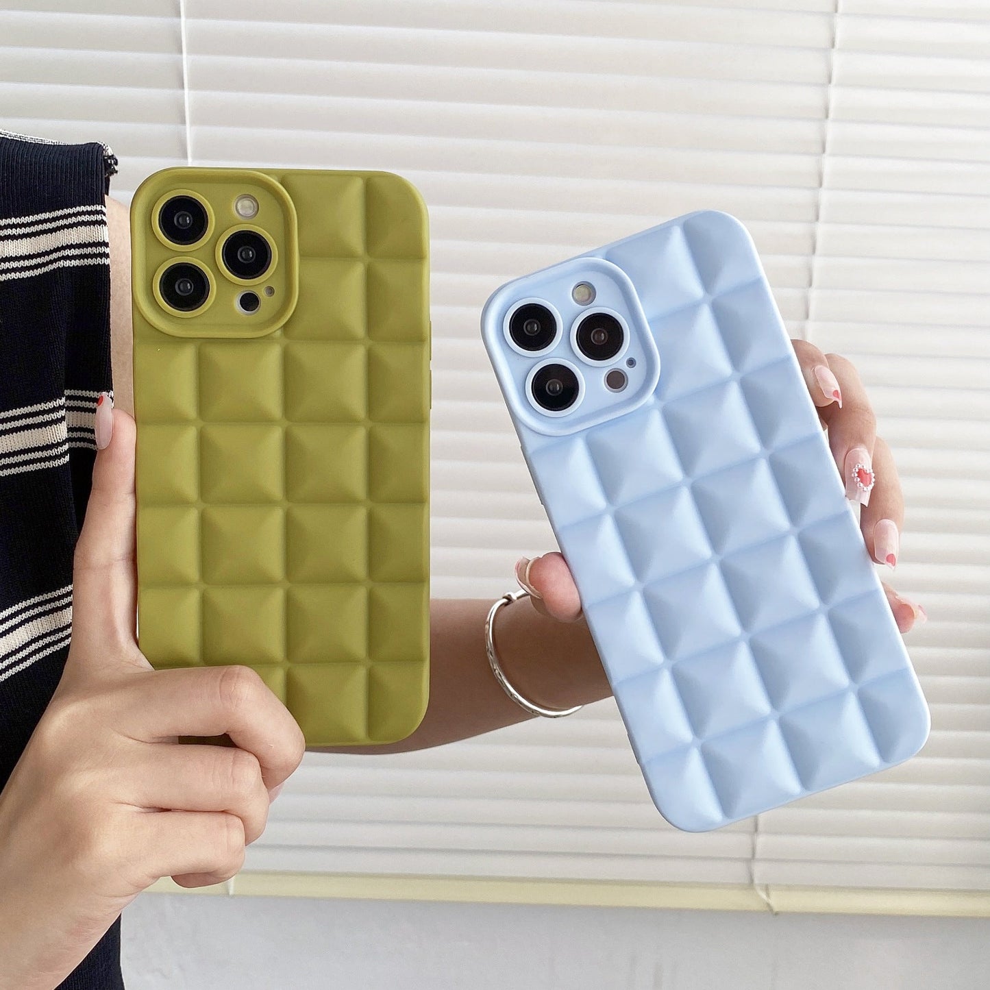 Stereo Lattice Phone Cover For Smartphones Phone Case