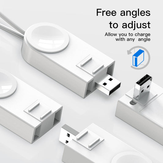 2-in-1 Wireless Charger for Smartwatch & Smartphone