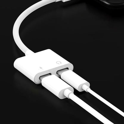 Audio Adapter Charger Cable - Lightning Compatible
