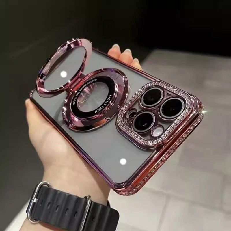 Water Diamond Gradient Glitter Phone Case
