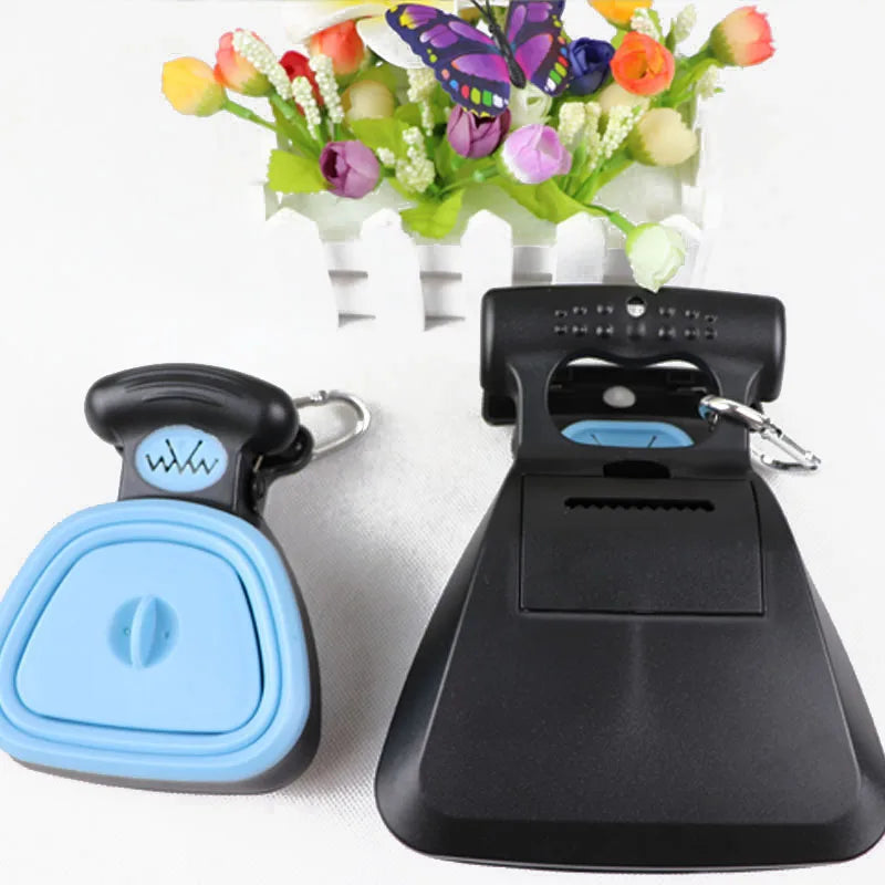 Foldable Pooper Scooper with Bags — Portable Dog Waste Picker