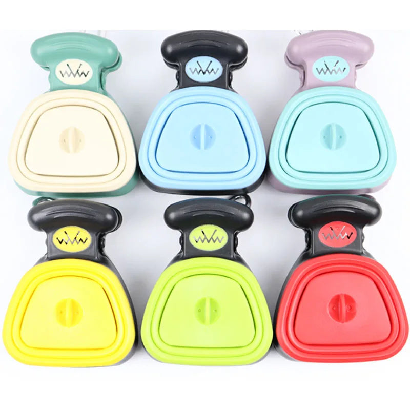 Foldable Pooper Scooper with Bags — Portable Dog Waste Picker