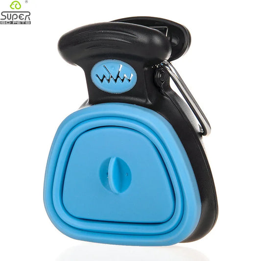 Foldable Pooper Scooper with Bags — Portable Dog Waste Picker