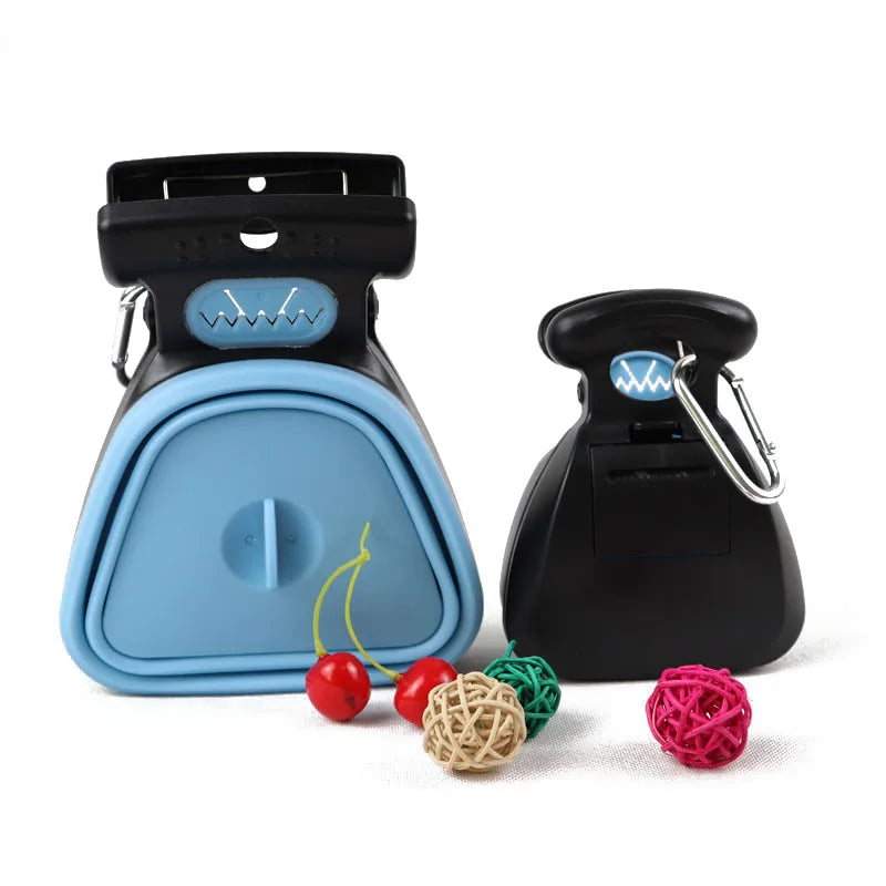 Foldable Pooper Scooper with Bags — Portable Dog Waste Picker