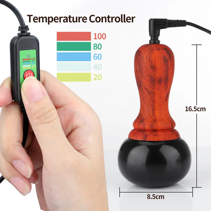 Electric Heated Bian Stone Gua Sha Massager