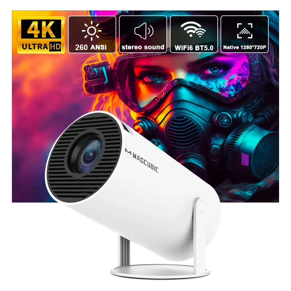 Transpeed 4K WiFi6 Smart Projector