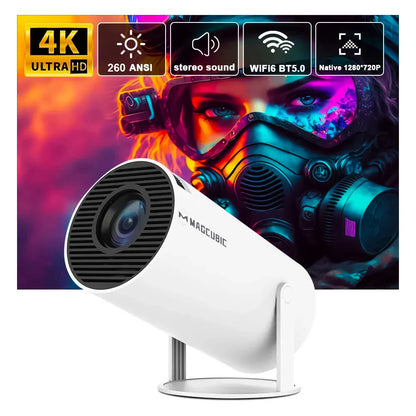 Transpeed 4K WiFi6 Smart Projector