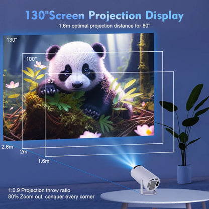 Transpeed 4K WiFi6 Smart Projector