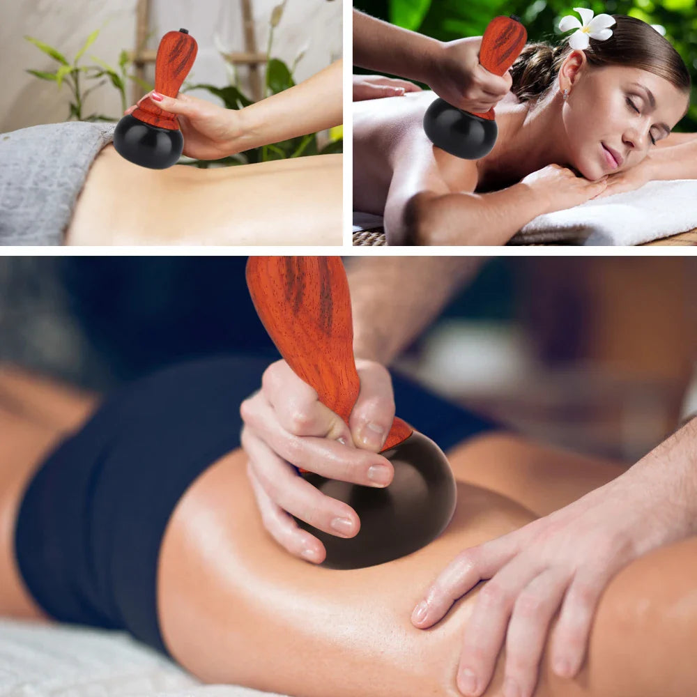 Electric Heated Bian Stone Gua Sha Massager